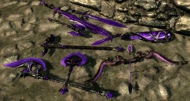 Dark Purple weapons