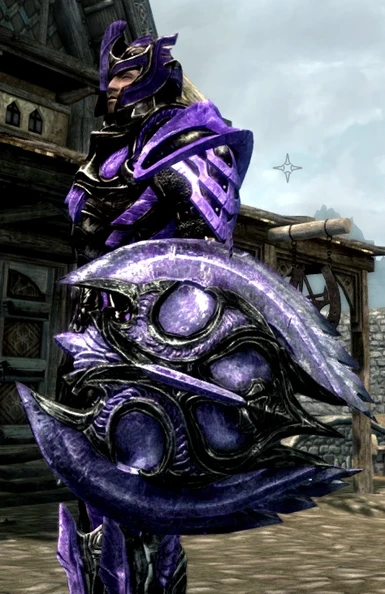 dark purple shield