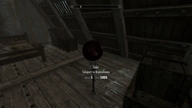 Teleport orb with holder