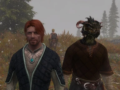 MoW Brynjolf and uh argonian
