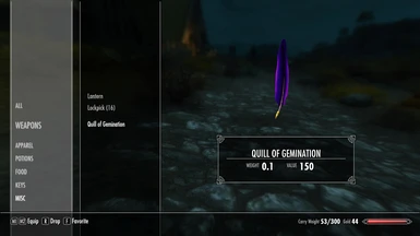 HD Quill of Gemination   Inventory