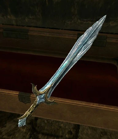 The Eldar Scrolls V Skyrim Cosplay Prop Frosty Glass Sword Version 01 3
