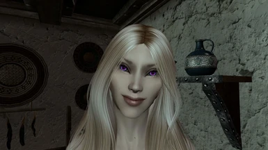 Aura the Snow Elf with Light Magic Blue eyes 