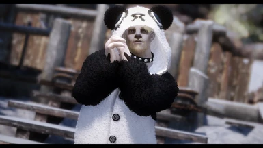 Panda in a Panda Pajama xD