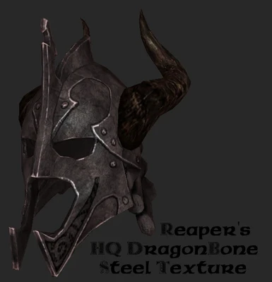 Reapers HQ DragonBone Steel Helm Texture