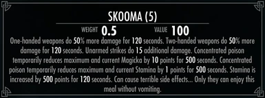 Legible Item Descriptions of Skyrim