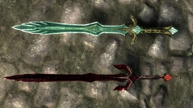 Comparison to normal glass greatsword