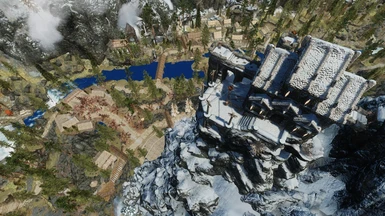 Eagles nest overview with Ebonvale below