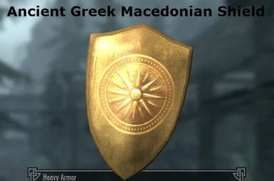 Ancient Greek Macedonian Shield