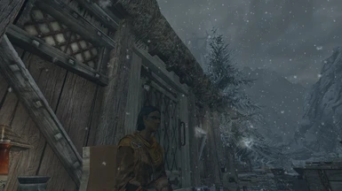With Azura in the blizzard