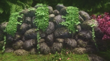 New texture for Skyrim Landscape Overhaul Stone Walls