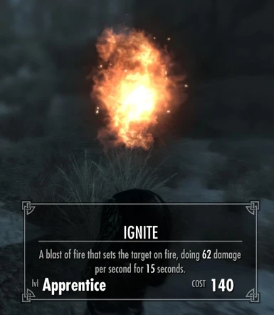 ignite spell