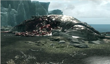 Beached Whale for the Witcher creature mod and Sea of Spirits