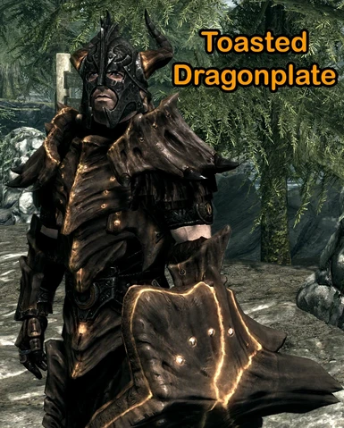 Toasted Dragonplate - Hot and Smoky Recolor