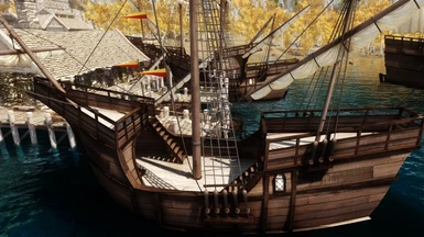Caravel - docked