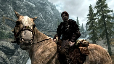 Brynjolf and his horse Angus