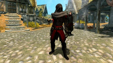 Battlemage with Dark Mage hood and mask