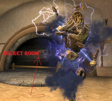 skyrim secret room code