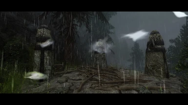 Raindrops on screen II