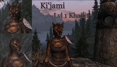 Kijami and Nijami - Cute Female Khajiit Save - Lvl 1