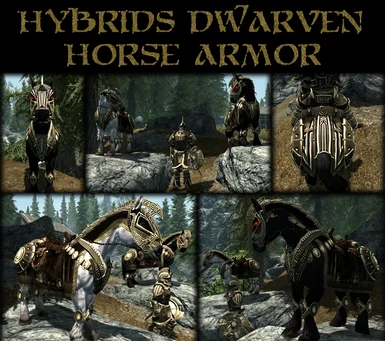 Hybrids Invincible Dwarven Horse Armor for Skyrim
