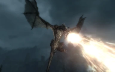Skyrim Dragon Breathing Fire