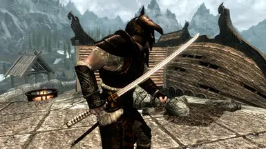 Gold-white-silver Katana
