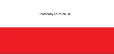Dead body collision skyrim special edition nexus
