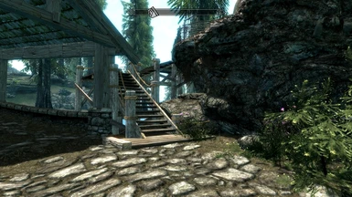 Even with the mod cover bridge, the stairs are not conflicting.