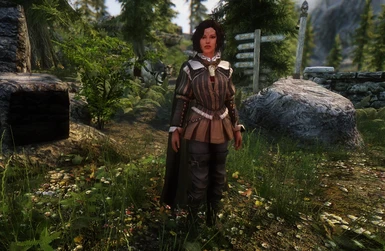 Beautiful in a Witcher 3 mage outfit