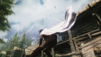 White cape blinding with ENB on