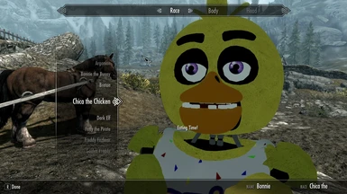 Character Selection Menu Chica 