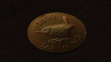 Gold Chocolate Coin Septim