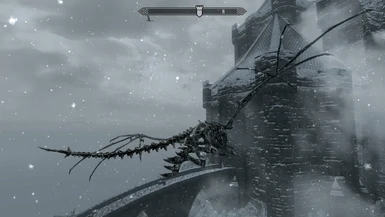 Riding a Skeletal Flying Dragon4 - Castle Volkihar