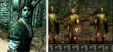 Comparison in game, mine on the left original on the right