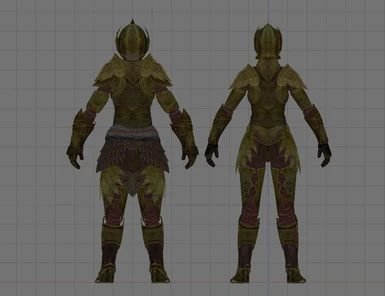 TL Elven Armor Comparison Back