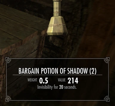 Bargain Potion of Shadow