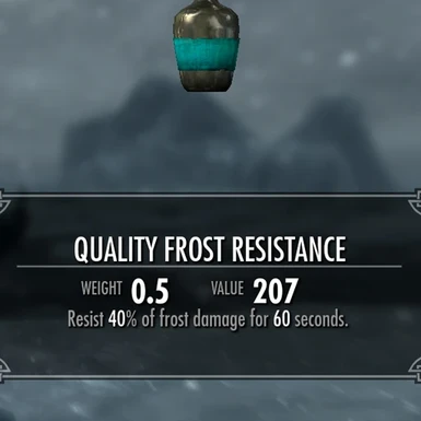 Quality Frost Resistance