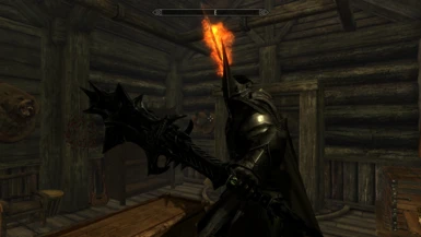 Witch-King of Angmar - Mace and fire broadsword5