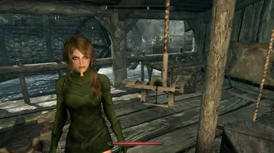 Green Elven Archer Armor UNP at Skyrim Nexus - Mods and Community