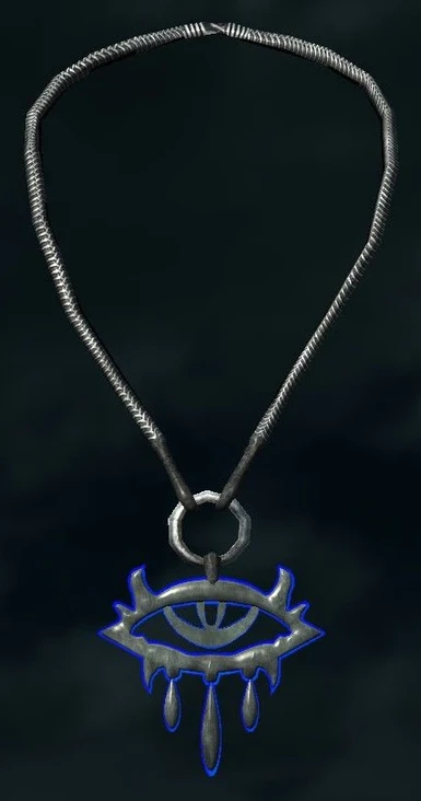 Steel Amulet with Aura