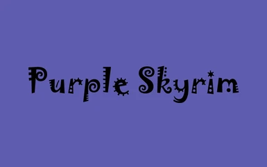 Purple Skyrim 1