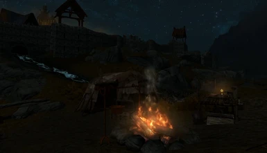 Feres Campsite at Night