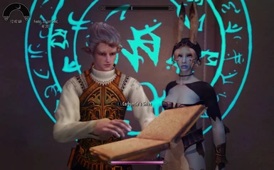 Carbuncle and Shiva as Balthier and Fran