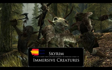 Skyrim Immersive Creatures Spanish