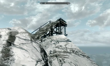 now you could dive off the mountain from there but I wouldn't recommend it