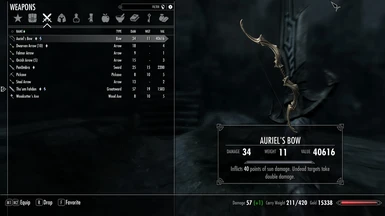 Like I said your archery skill will affect the damage this character almost never uses a bow