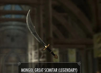 Mongol Great Scimitar