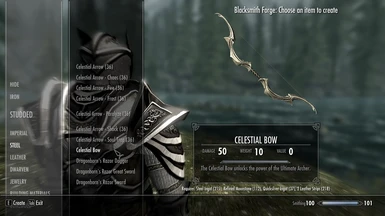 Celestial Bow Crafting