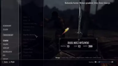 Dlugi Miecz Mysliwski